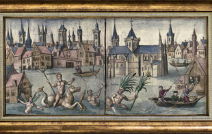 1532 - L'Escaut inonde la ville - Valenciennes